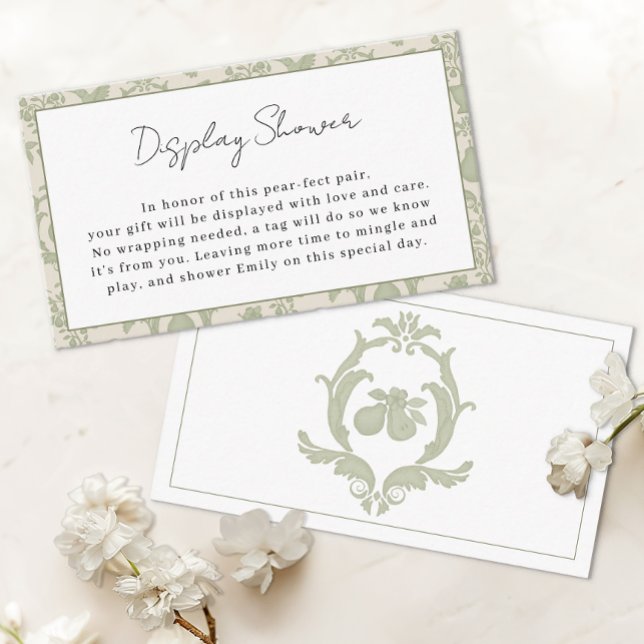 Steckkarte für die Beistellwand der Frontblende Begleitkarte (Display Shower Card)