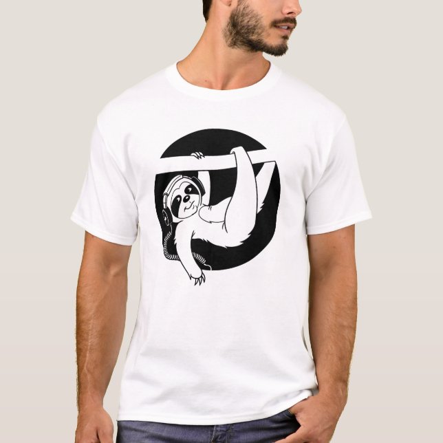 Steckplatz mit Kopfhörern T-Shirt (Vorderseite)