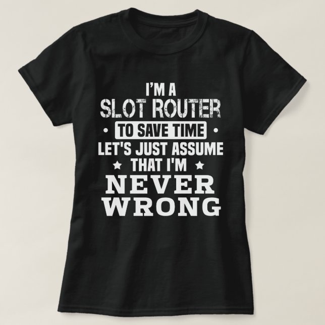 Steckplatz T-Shirt (Design vorne)