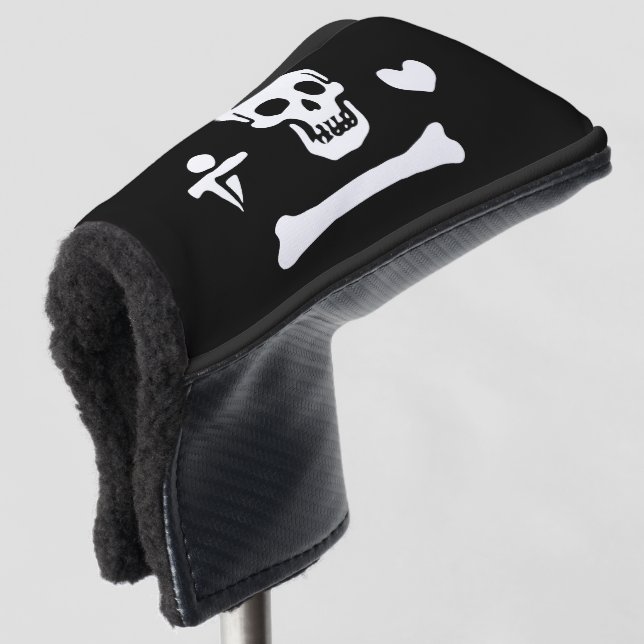 Stede Bonnet Pirate Flag Piratenflagge Golf Headcover (3/4 Vorderseite)