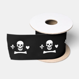 Stede Bonnet Pirate Flag Piratenflagge Satinband