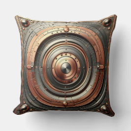 steel and copper metal object kissen