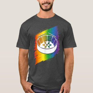 Steel Band Drum Liebe music & carnival - Regenboge T-Shirt