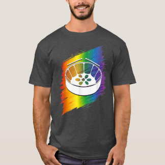 Steel Band Drum Liebe music & carnival - Regenboge T-Shirt