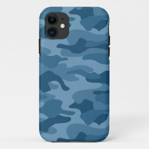 Steel Blue Monocolor Camouflage Case-Mate iPhone Hülle