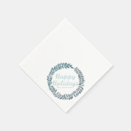 Steel Blue Vine | Aquarelltag Serviette