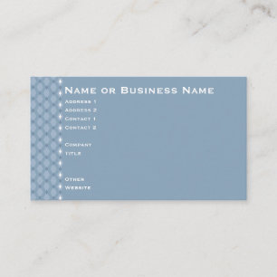 Steel Blue Winter Card Visitenkarte