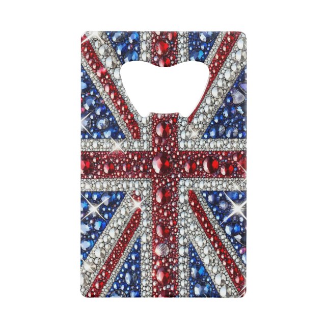 Steel Bottle Opener mit Britischen Farben Geldbeutel Flaschenöffner (Vorderseite)