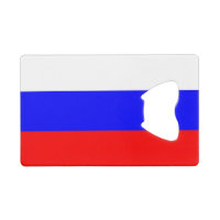Steel Bottle Opener mit der Flagge Russlands