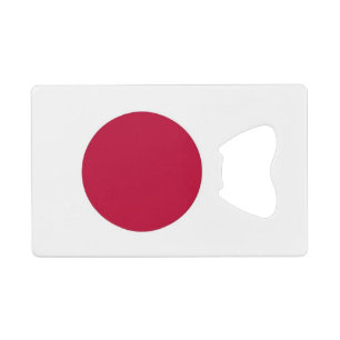 Steel Bottle Opener mit japanischer Flagge Geldbeutel Flaschenöffner