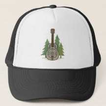 Steel Dobro Wald - Rustikaler Musikliebhaber Truck