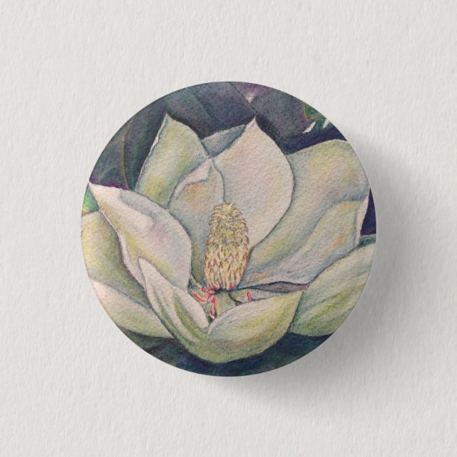 Steel Magnolia Button (Vorderseite)