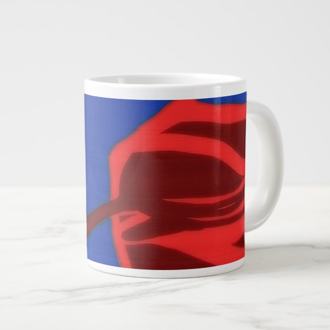 Steel Man Jumbo-Tasse (Vorderseite Rechts)