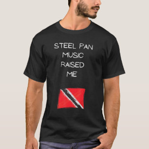 Steel Pan Music hat mich Trinidad und Tobago Flag  T-Shirt