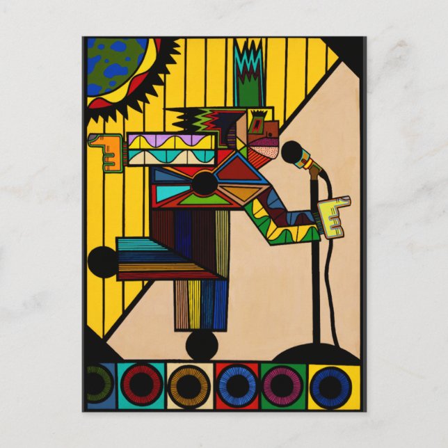 "Steel Pulse" von Ruchell Alexander Postkarte (Vorderseite)