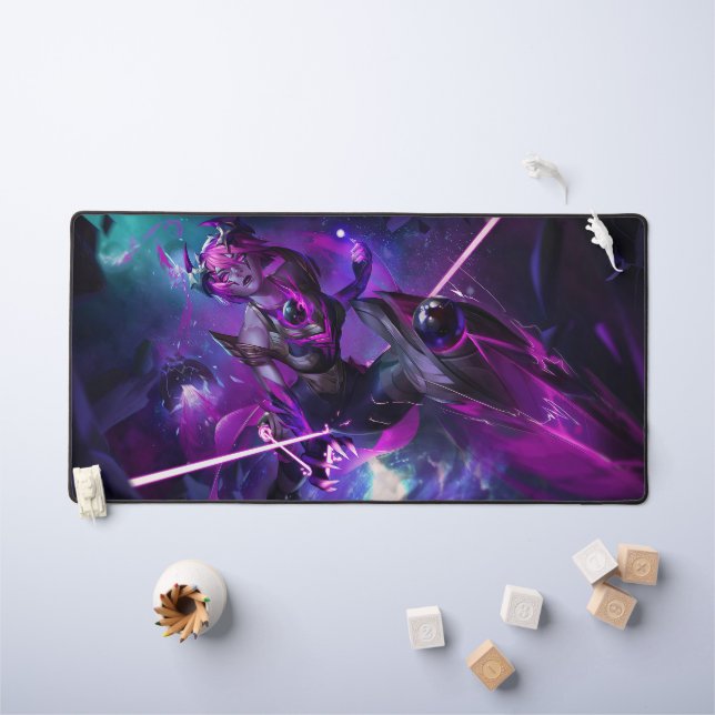 Steel Shadow Gaming Desk Mat | Assassin-Ästhetik Schreibtischunterlage (Kindertisch)