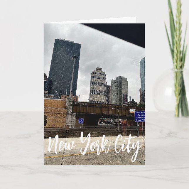 Steel & Sky NYC Karte (Vorderseite)