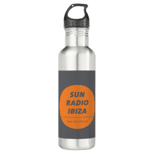 Steel Sport Bottle by Sun Radio Ibiza  Edelstahlflasche