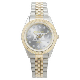 Steel Star von David Steel Diamond Dial Individuel Armbanduhr