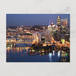 Steel und Indigo Sandwich Postkarte