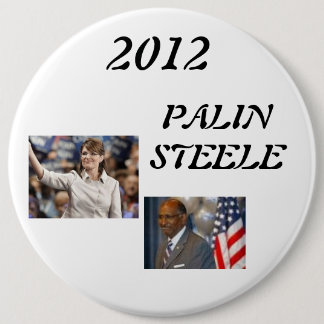 steele 1, palin 2012, 2012, PALINSTEELE Button