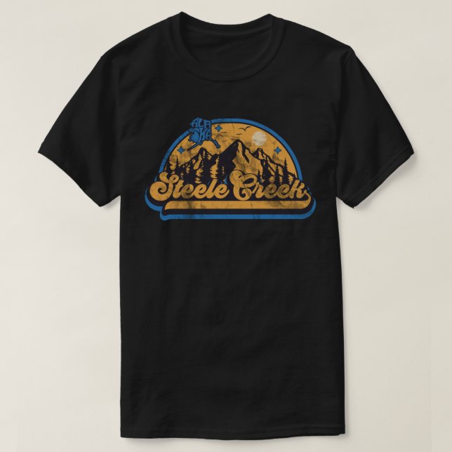 Steele Creek, Alaska T-Shirt (Design vorne)