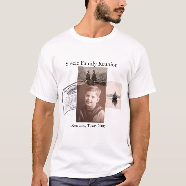 Steele Familien-Wiedersehen T-Shirt (Vorderseite)
