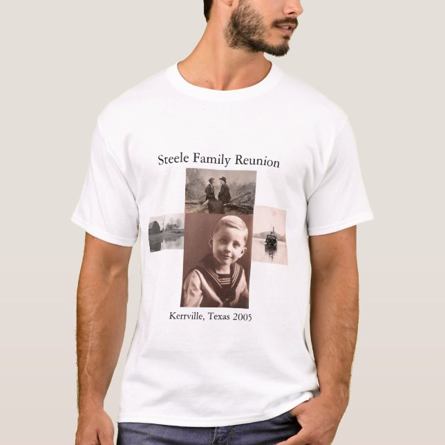 Steele Familien-Wiedersehen T-Shirt (Vorderseite)