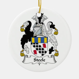 Steele Familienwappen Keramik Ornament