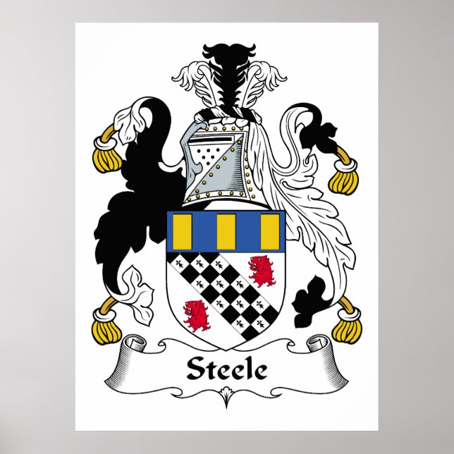 Steele Familienwappen Poster (Vorne)