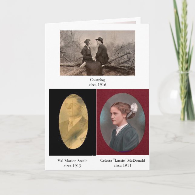 Steele Family Wiedersehen Karte (Vorderseite)