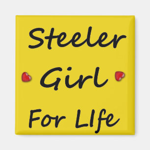 Steeler Girl for Life Magnet