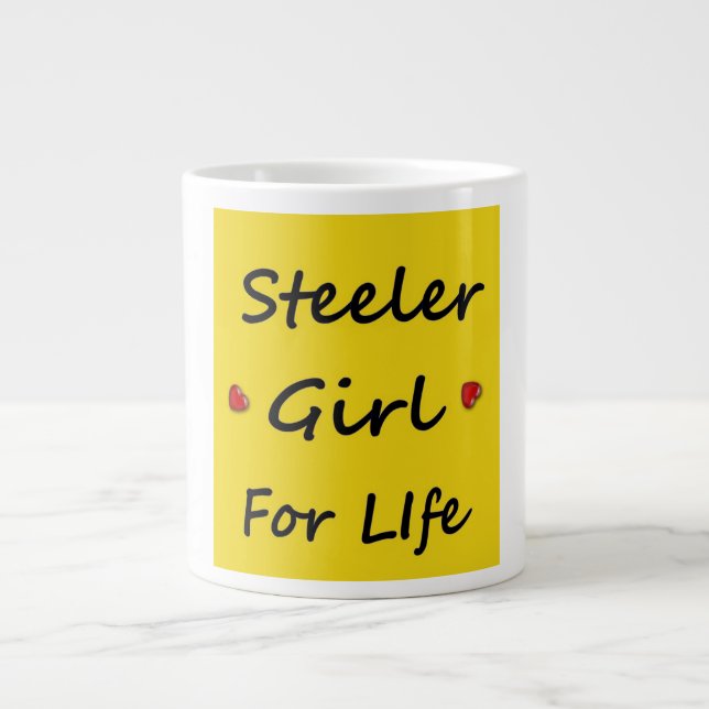 Steeler Girl for Life Tasse (Vorderseite)