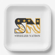 Steeler Nation Party Plate