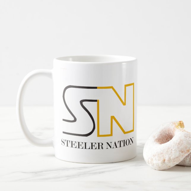Steeler Nation Tasse (Mit Donut)