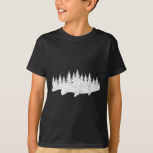 Steelhead-Angeln - Wald Treeline Forellen Fischer T-Shirt