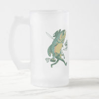 Steelhead Trout in seiner Hose