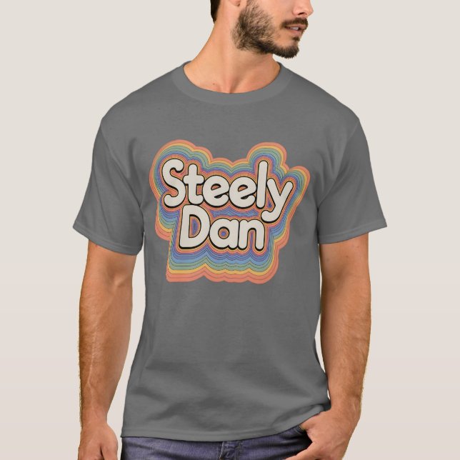 Steely Dan Retro 70er T-Shirt (Vorderseite)