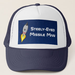 Steely-Mit Augen Missile Man Truckerkappe