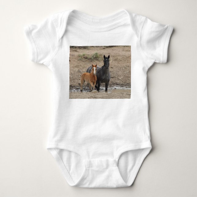 Steens Wild Horse Baby Bodysuit  Strampler (Vorderseite)