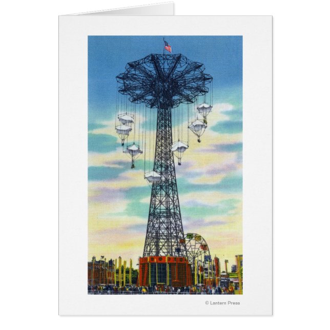 Steeplechase Park Parachute Jump Daytime Scene (Vorne)