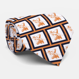 Steer Longhorn Steer Team Mascot Football Necktie Krawatte