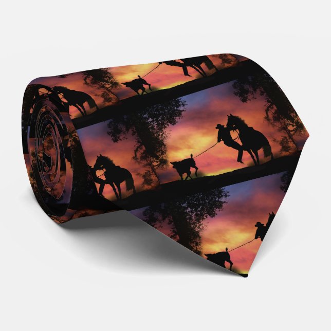 Steer Roping Krawatte (Gerollt)