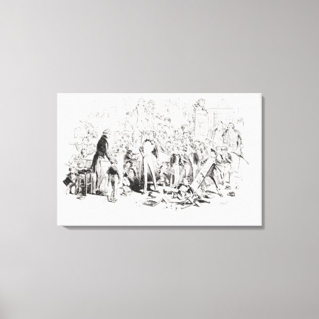 Steerforth und Mr. Mell Leinwanddruck (Vorderseite)