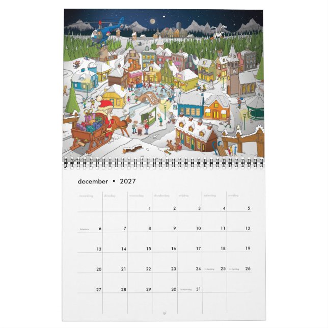 Stef’s cartoon kalender (Dez 2027)