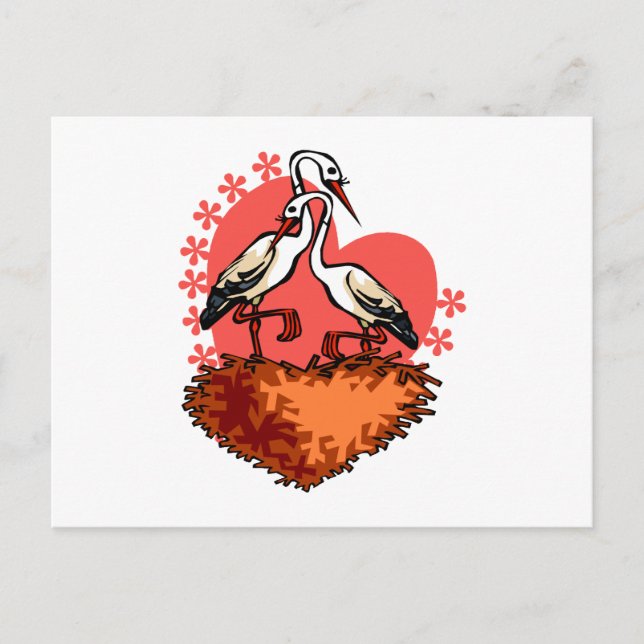 Stefan und Stefanie Stork Postkarte (Vorderseite)