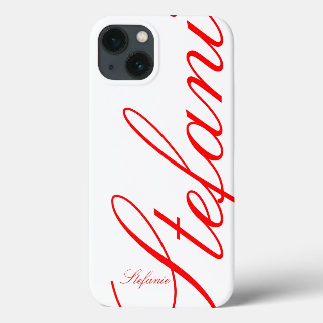 Stefanie - schöner iPhone Case (Rückseite)