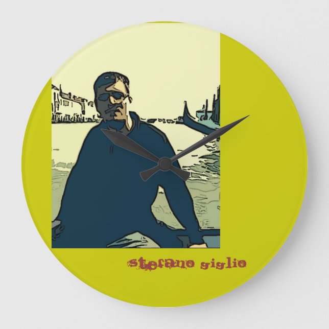 Stefano giglio　Firenze　きみのじかん展 Große Wanduhr (Vorderseite)