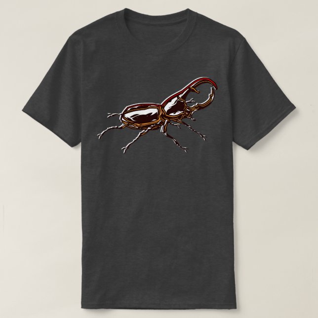 Steg Beetle LucCervus Insekt T-Shirt (Design vorne)
