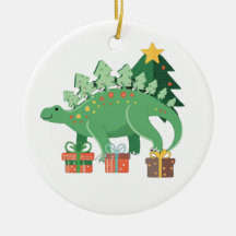 Stego-Festive Stegosaurus-Weihnachtsbaumanhänger